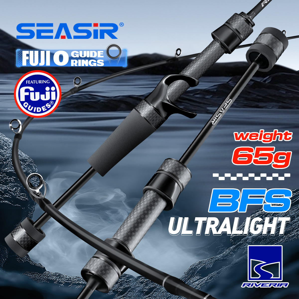 Fishing Rod Surf - Seasir Riveria BFS Ultralight Spining Baitcasting