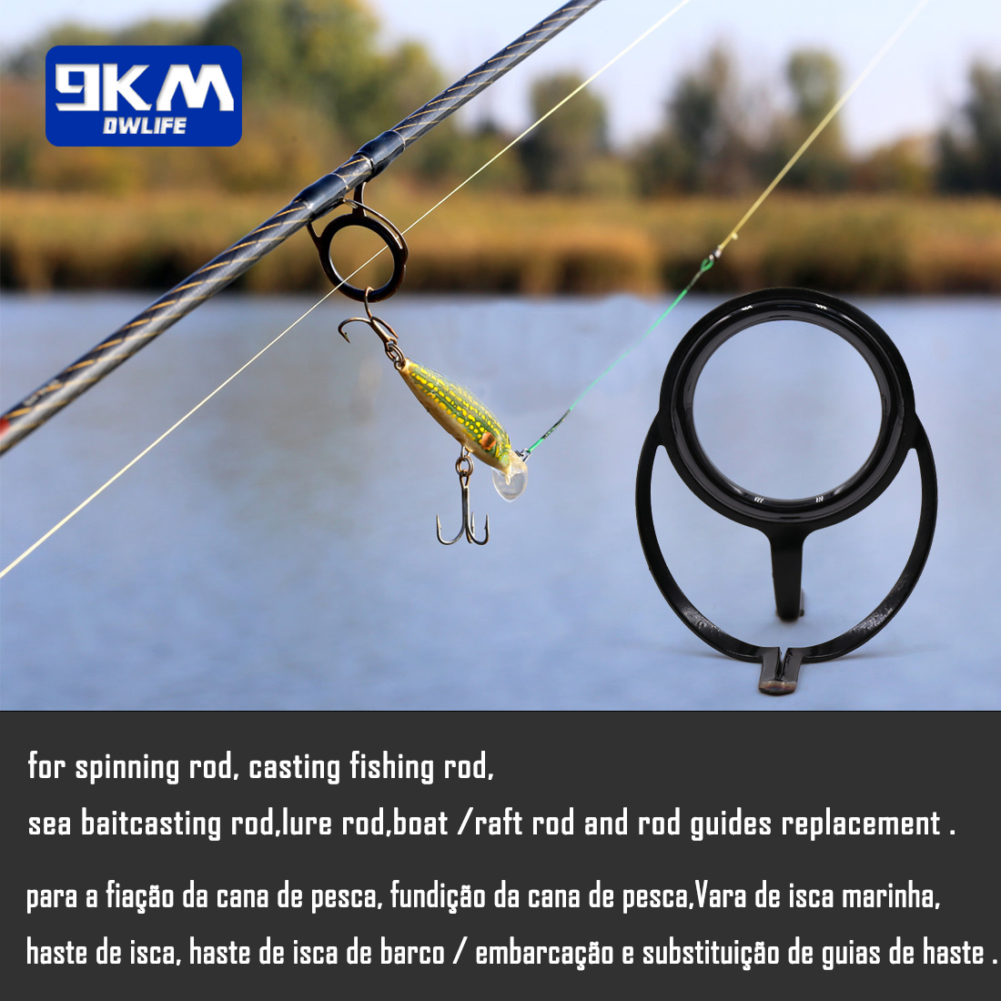 Fishing Rod Repair Kit Spinnin - огляд і ціна Fishing Rod Guide Replacement