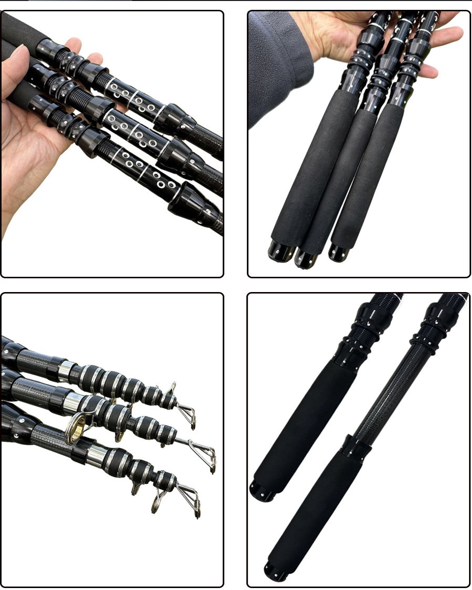 1.8/2.1/2.4/2.7/3.0M Telescopi - огляд і ціна Fishing Rod Surf