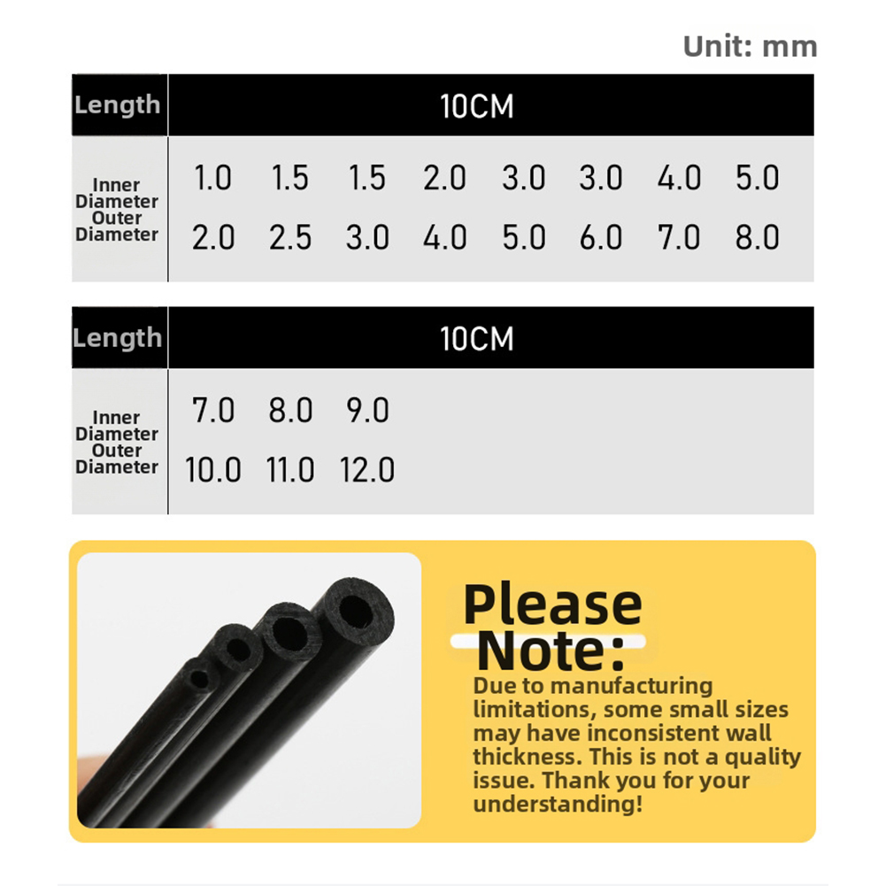 10cm Black Hollow Carbon Fiber - огляд і ціна Fishing Rod Tip Replacement