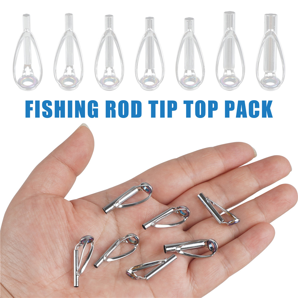 10Pcs Fishing Rod Guide Tips R - огляд і ціна Fishing Rod Guide Replacement