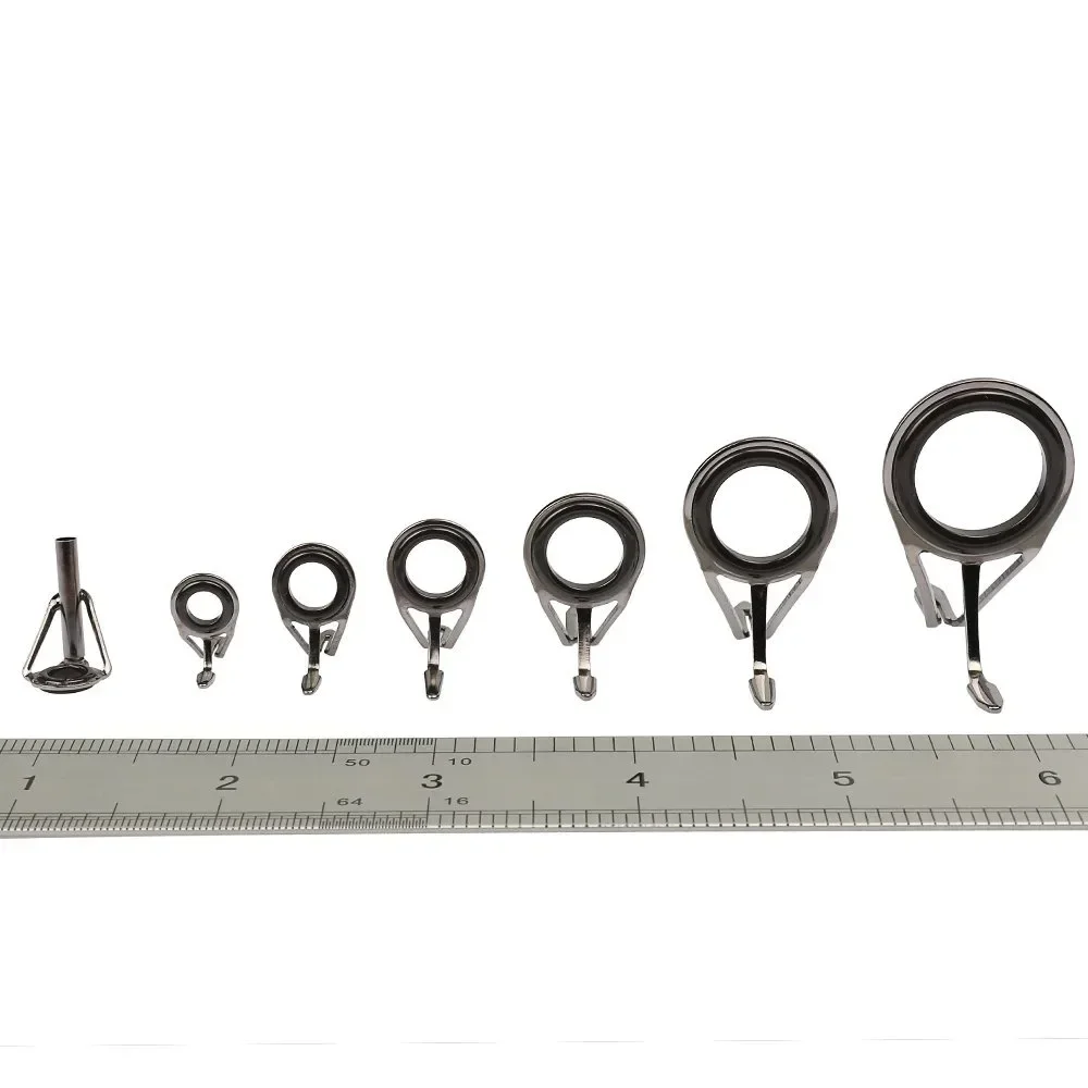 7pcs/set Fishing Tackle Stainl - огляд і ціна Fishing Rod Guide Replacement
