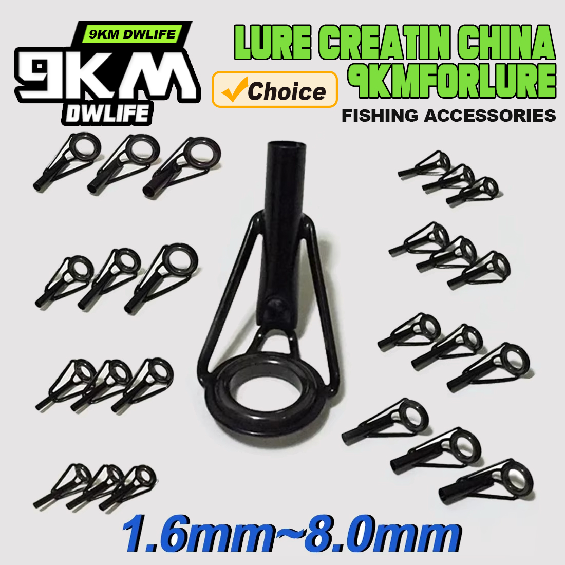 5Pcs Fishing Rod Tip Guides Re - огляд і ціна Fishing Rod Guide Replacement